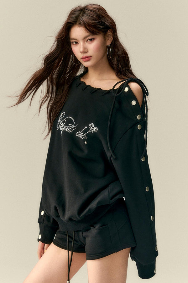 Versatile Skinny Streetwear Babes Top Set-Up