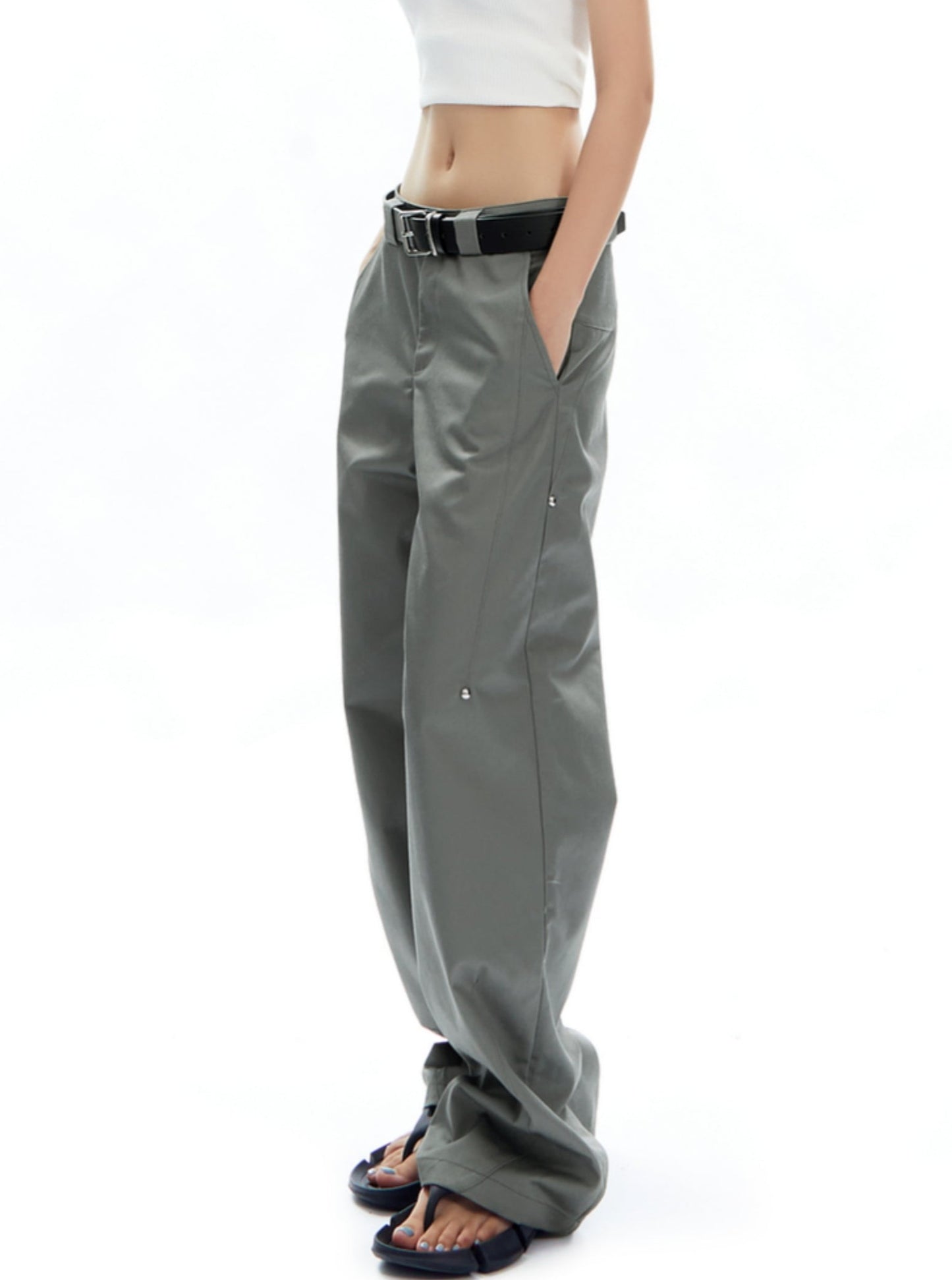 American Retro Low-Rise Cargo Pants