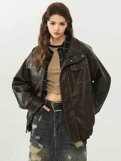 Sense Retro Motorcycle Jacket