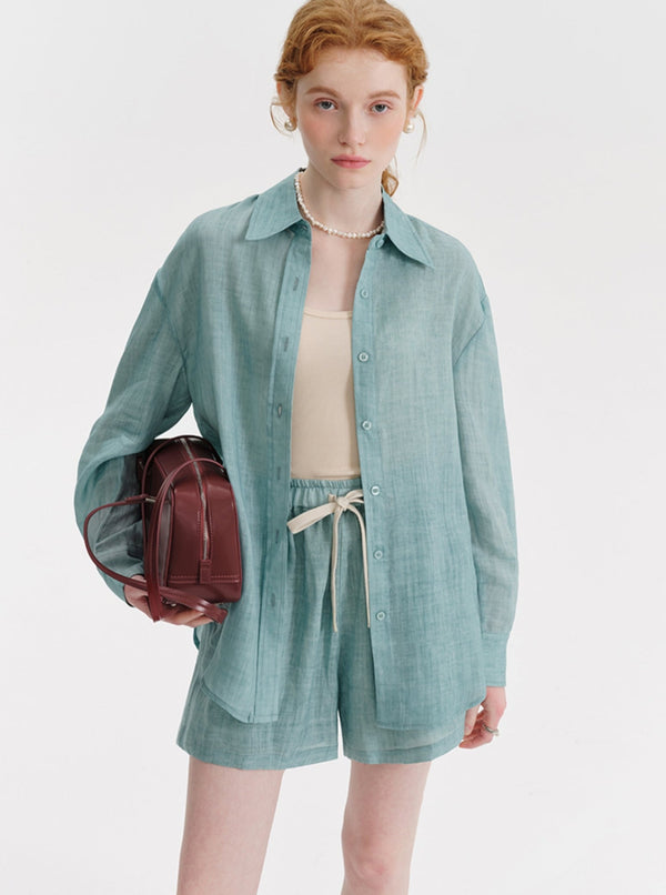 Ramie Tencel Sunscreen Set-Up