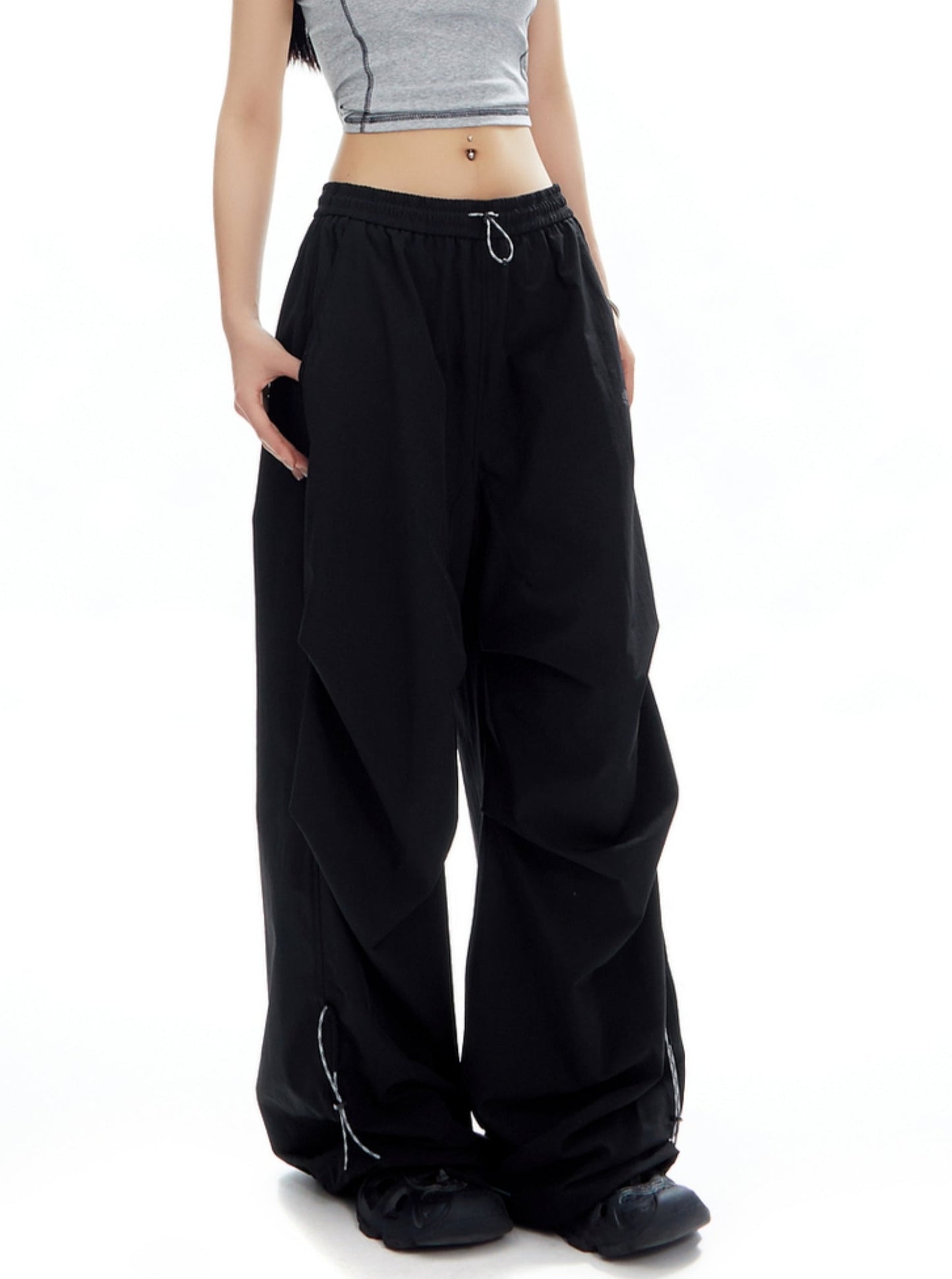 Mountaineering Loose Wide-Leg Cargo Pants