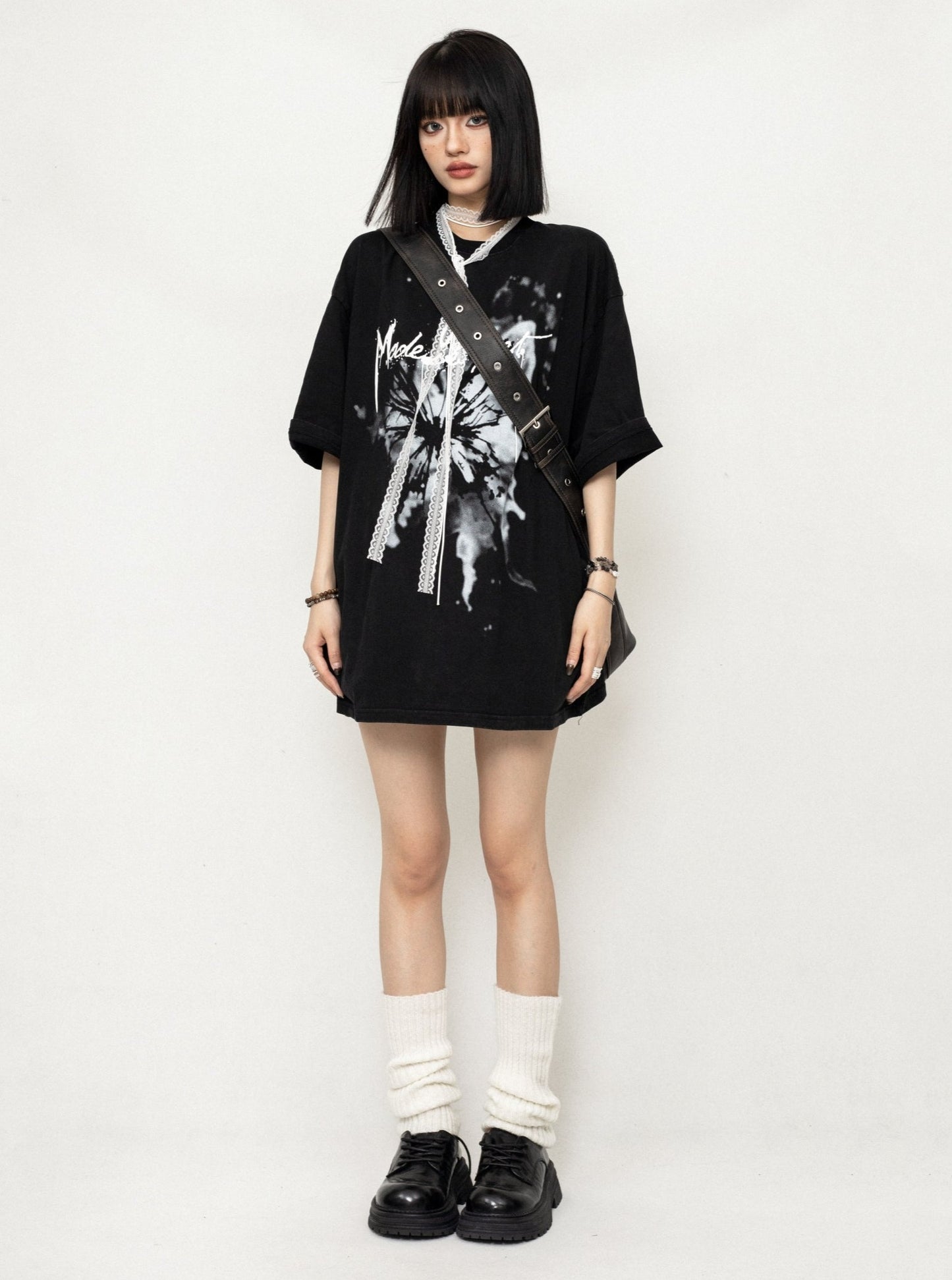 Butterfly Print Loose T-Shirt
