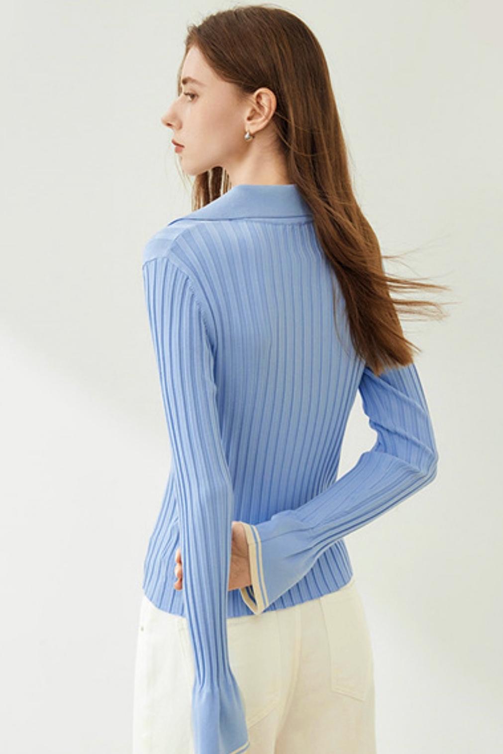 Chic Stitching Knit Sweater