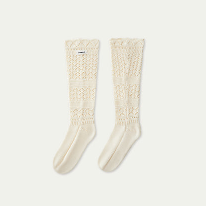 Vintage Crochet Woolen Socks