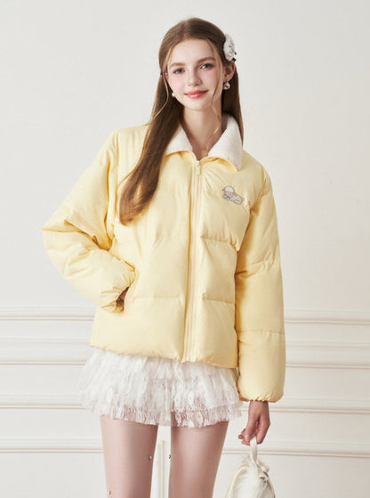 original retro short warm cotton jacket