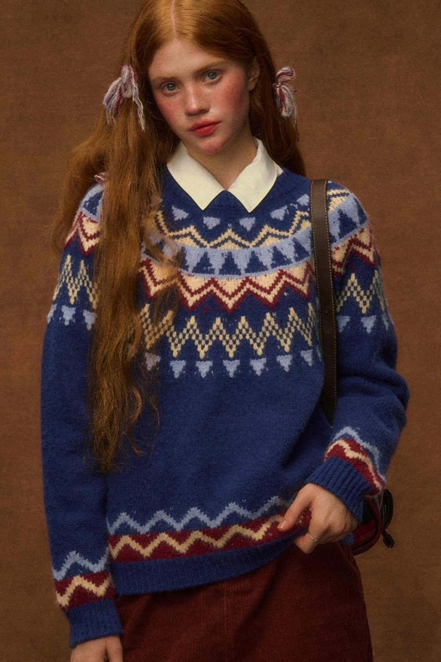 Loose Nordic Fair Isle Sweater