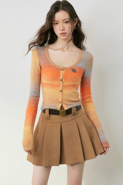 Vintage Style Ombre Knitwear Set-Up