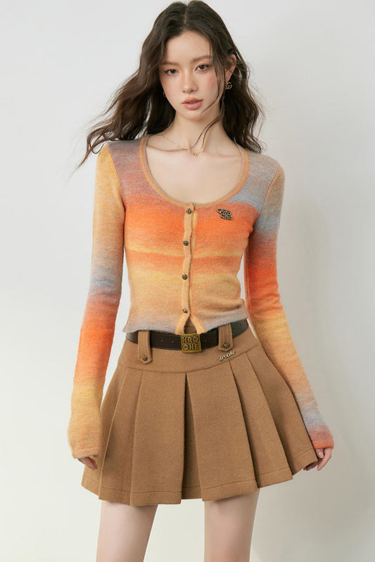 Vintage Style Ombre Knitwear Set-Up