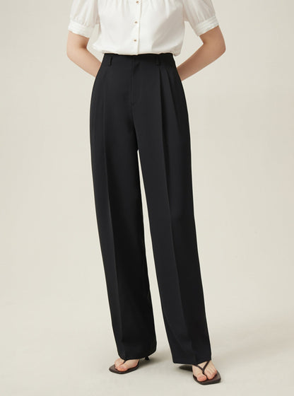 Versatile High Waist Mop Pants