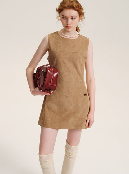 French Suede Dress