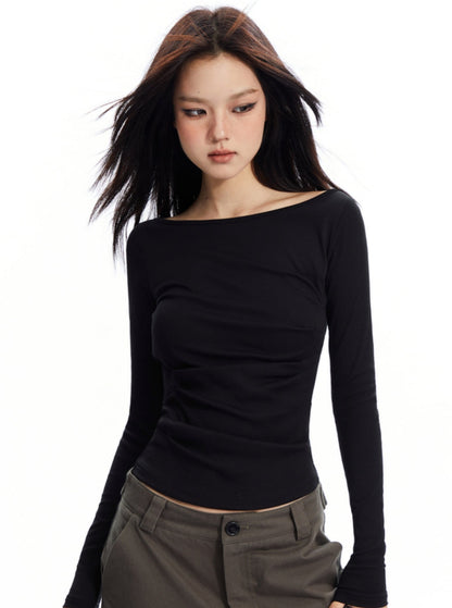 Straight Neckline Premium Top