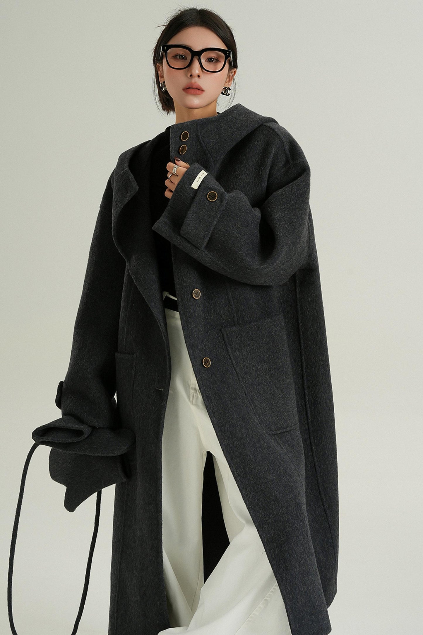 Double-Faced Cape Glove Coat