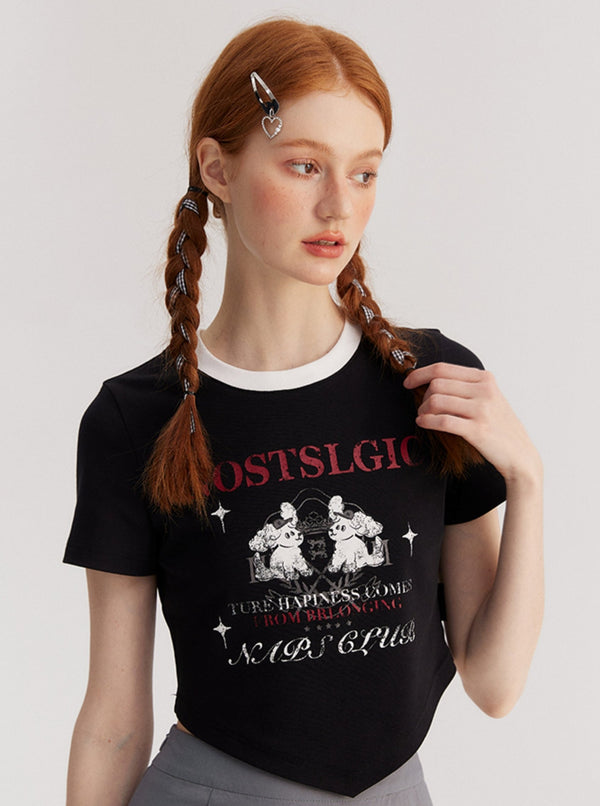 American Retro Slim Fit Short Sleeve T-Shirt