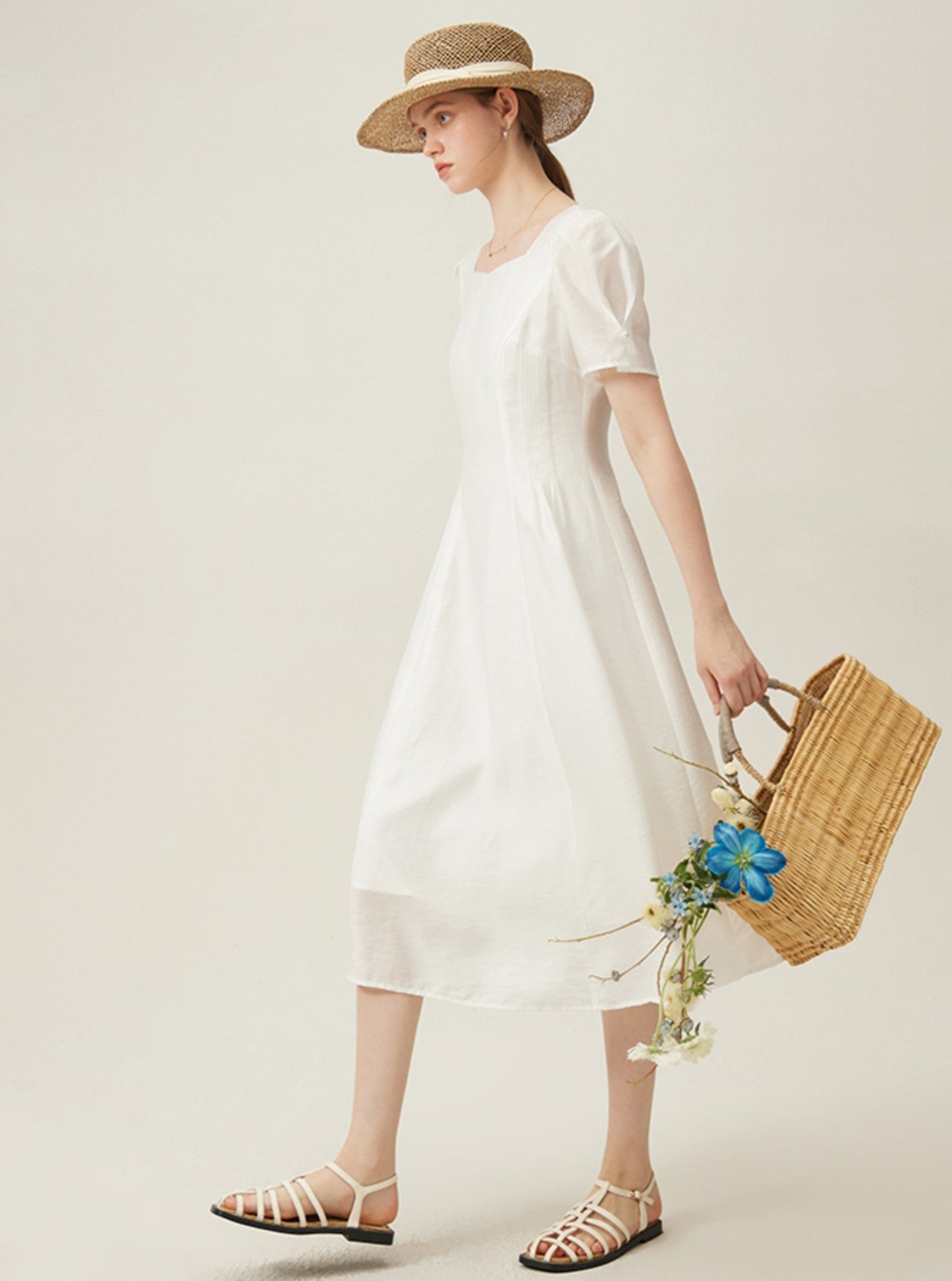 Moonlight Certificate White Summer Dress