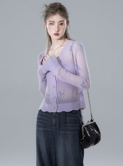 Butterfly Effect Mohair Cardigan