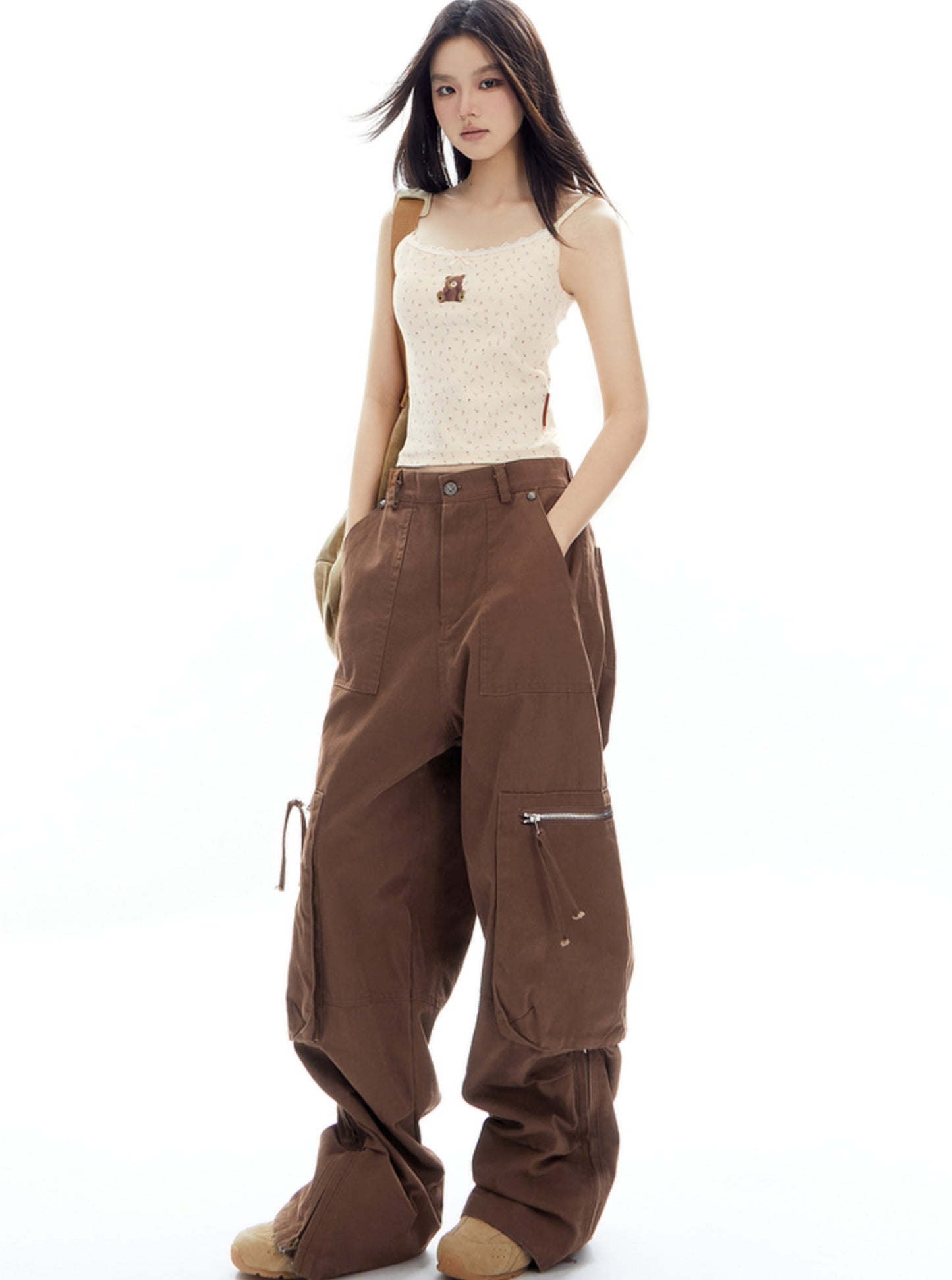 American Retro Large Pocket Cargo Pants