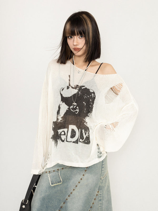 Cool Relaxed Mesh Top