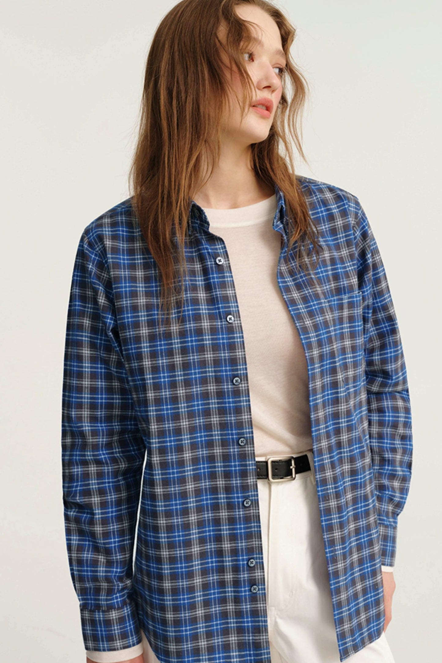 Vintage Plaid Long Sleeve Shirt