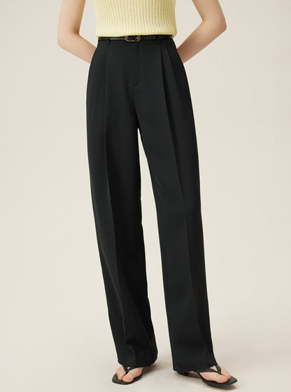 Versatile High Waist Mop Pants