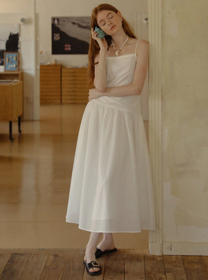 Linen Recycled Pleated Dress