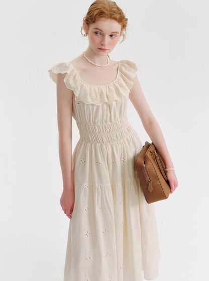 French Style Embroidered Dress