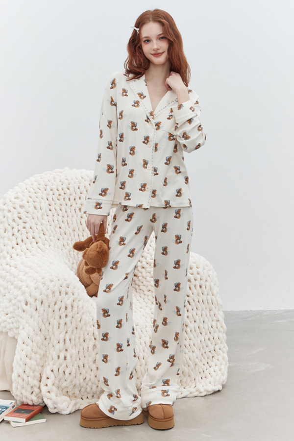 Bear Holiday Lounge Set