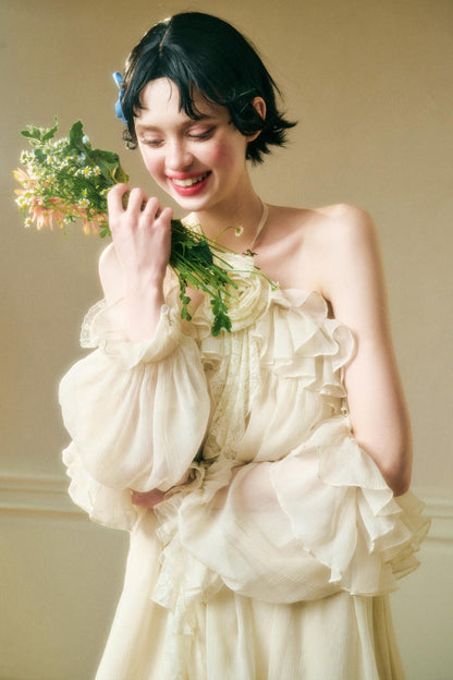 Off-Shoulder Galaxy Party Dress