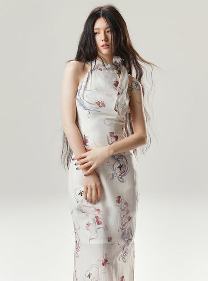 Ghost Girl: Neue chinesische Frauen Licht nationalen Stil Kleid, schöne Cheongsam Rock, die Verbesserung der Sinn für Luxus von jungen Mädchen