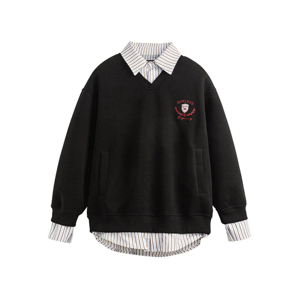 Layered Polo Collar Tops