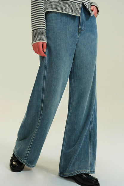 Sideline High Waist Casual Mop Pants