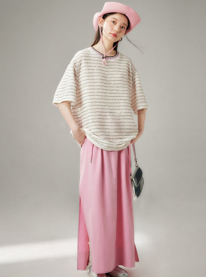 Original Design Casual Slit Maxi Skirt