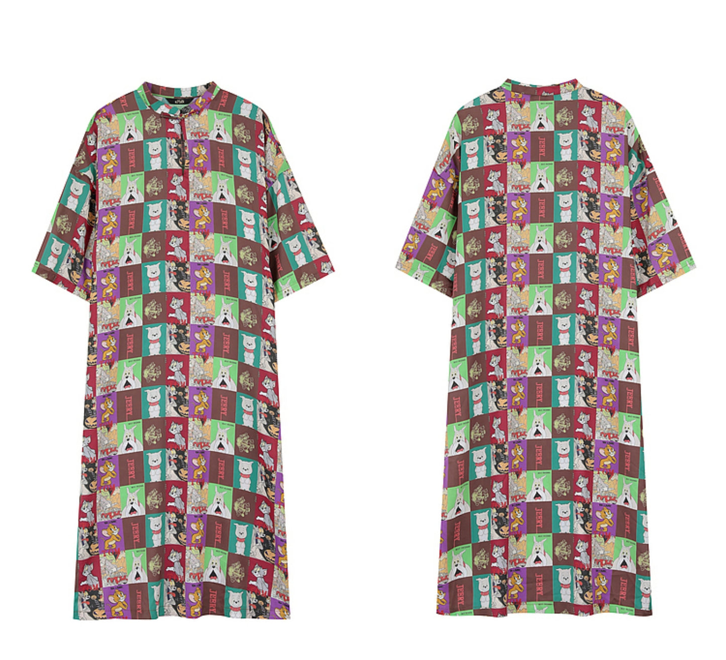 Chinese Style All-Print Dress