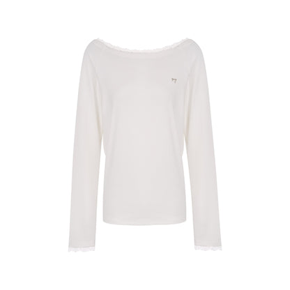 Lace Patchwork Raglan Tee