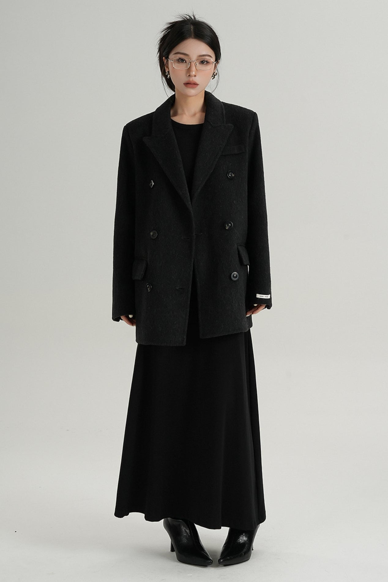 Premium Double-Breasted Wool Jacket