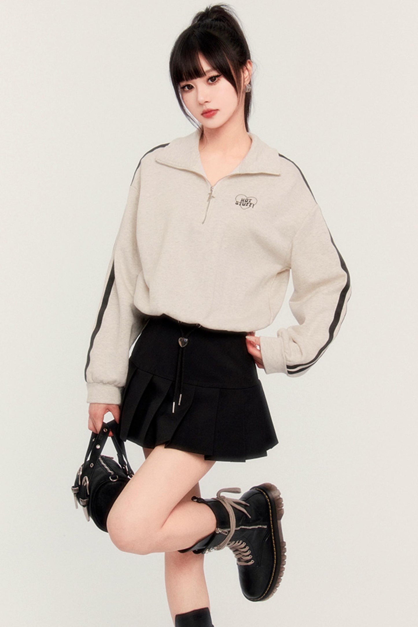 Casual Tennis Two-Piece Pleated Dress