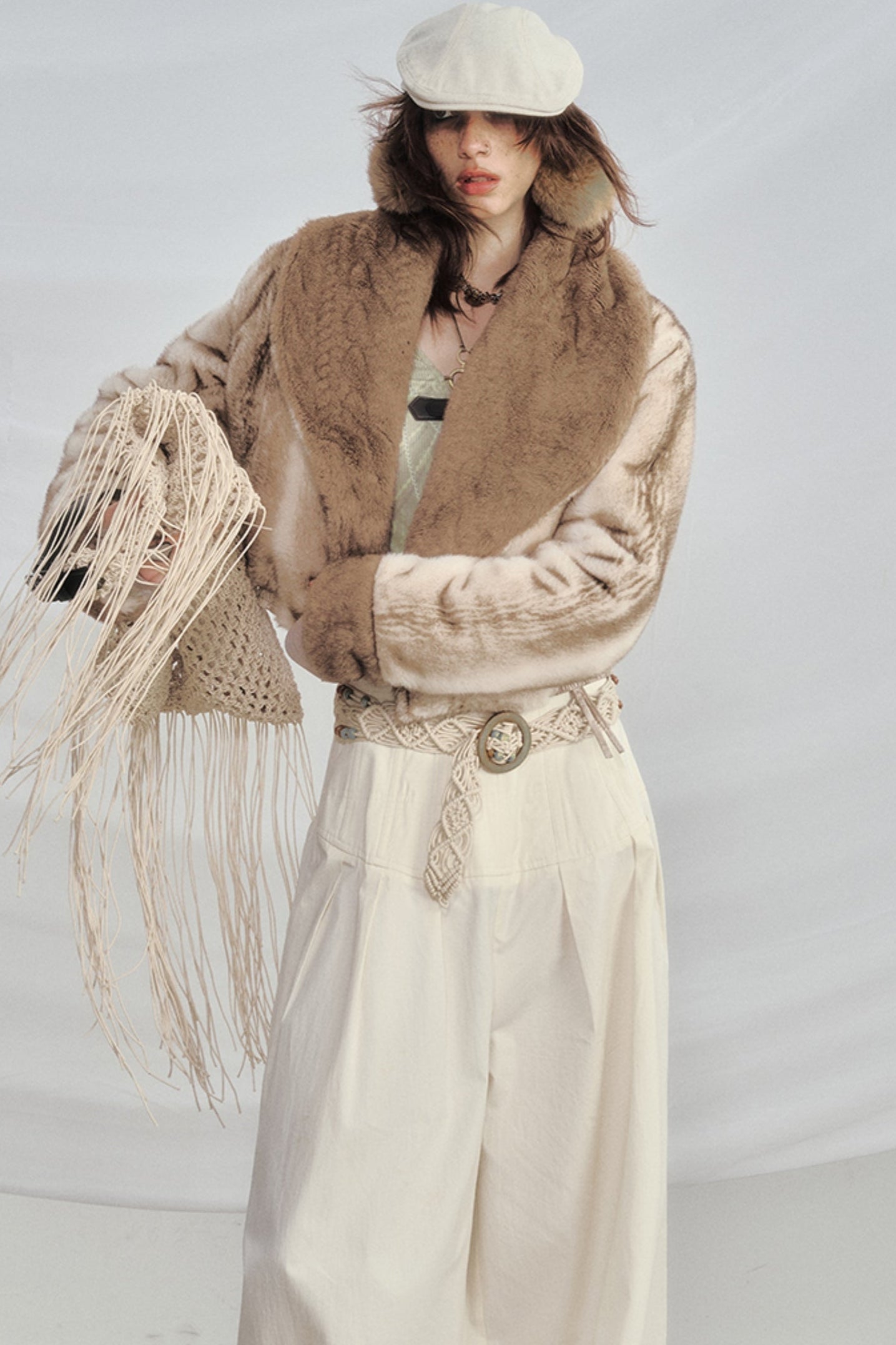 Twelve O'Clock Old Money Fur Jacket