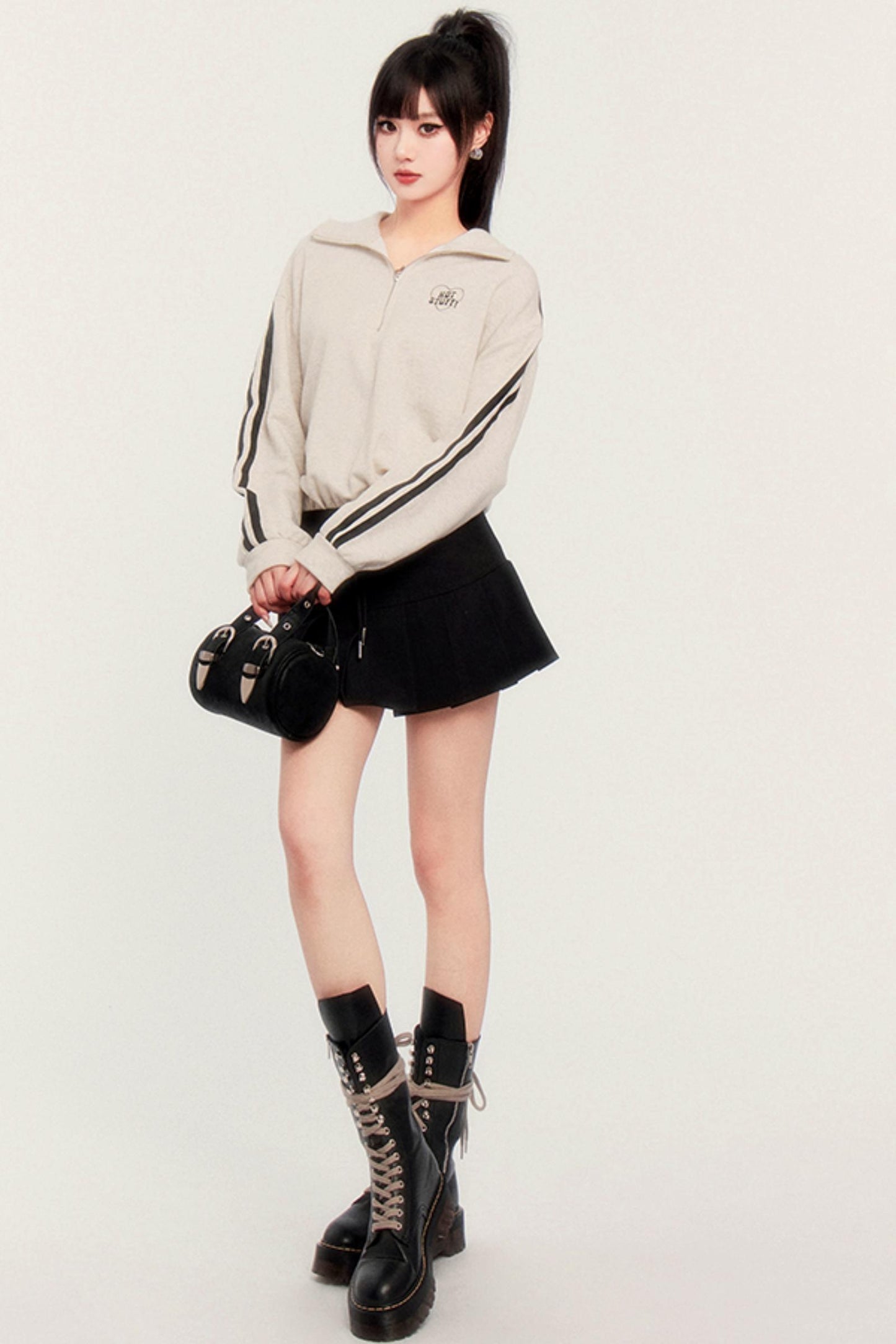 Casual Tennis Two-Piece Pleated Dress