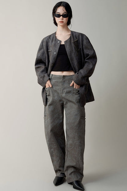 Natural Texture Scimitar Pants