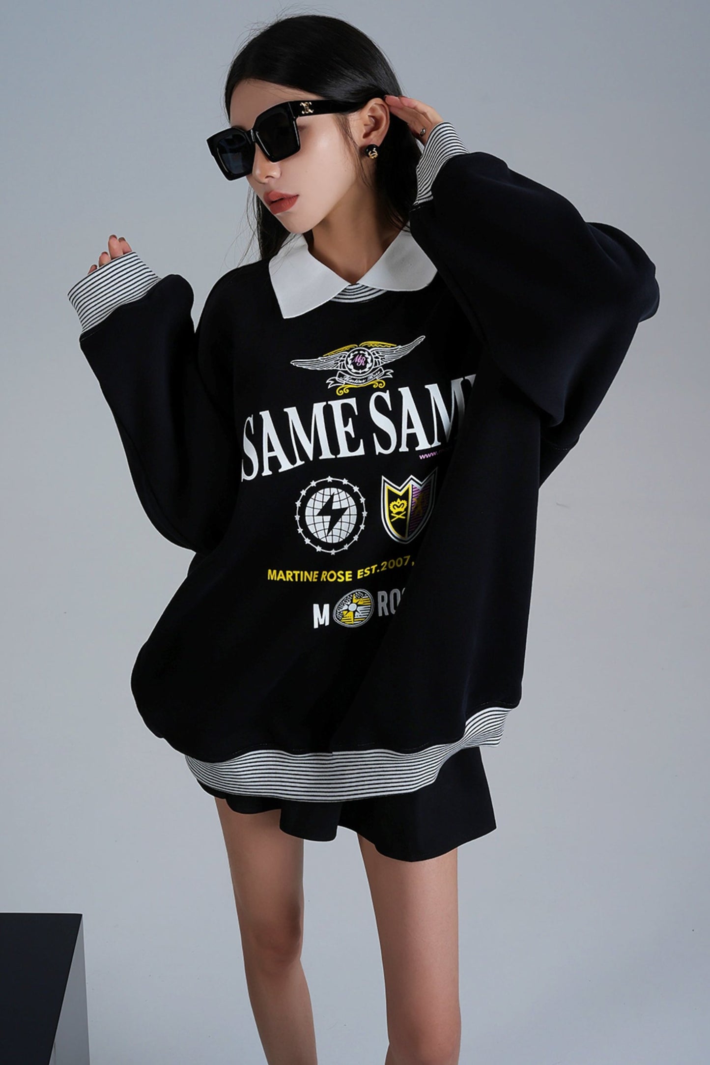 American Velvet Loose BF Sweatshirt