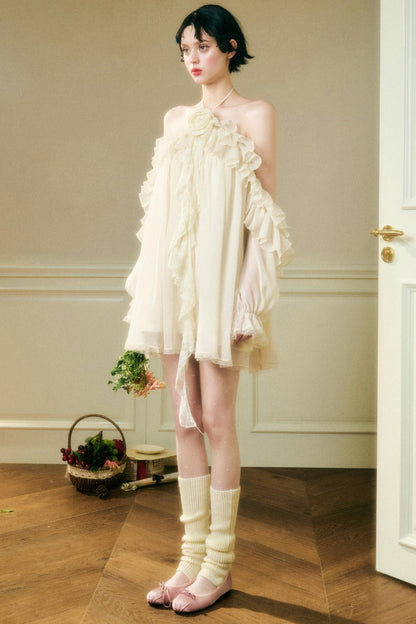 Off-Shoulder Galaxy Party Dress