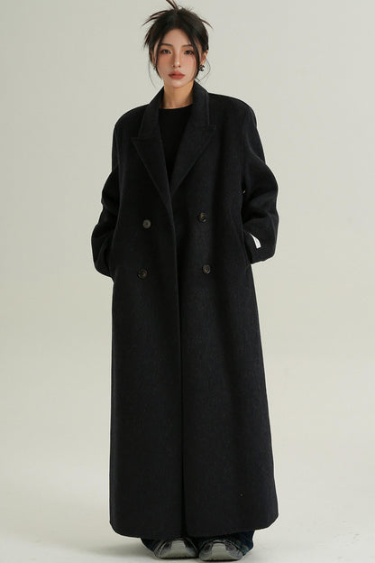 Double-Sided Wool Suit Coat