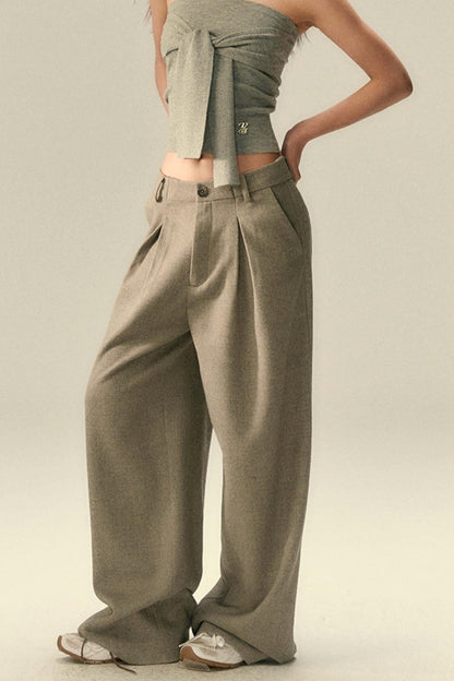 Elegant Wool Dress Trousers