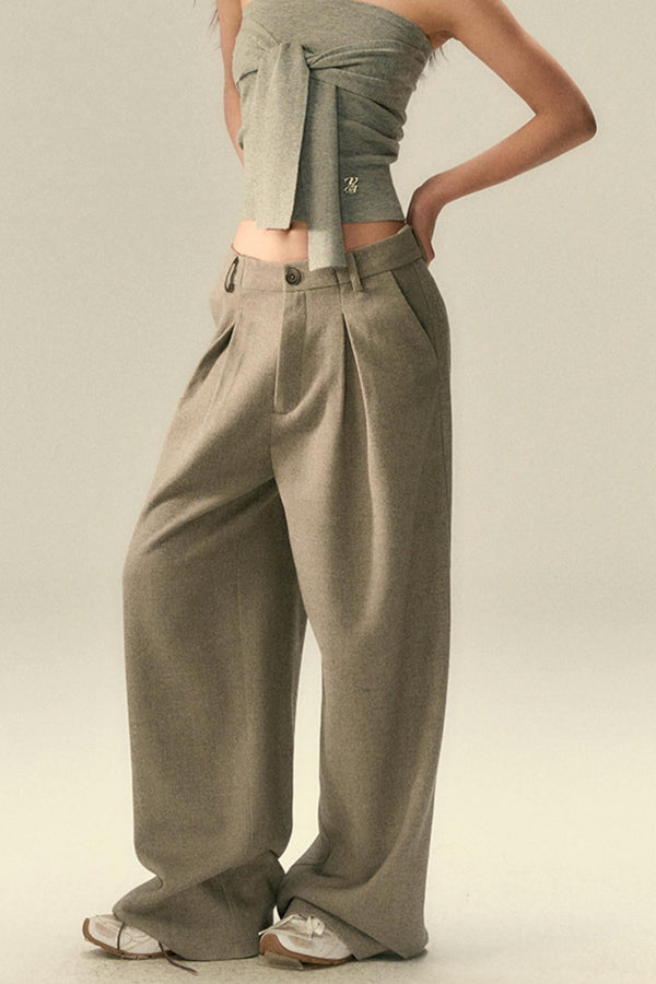 Elegant Wool Dress Trousers