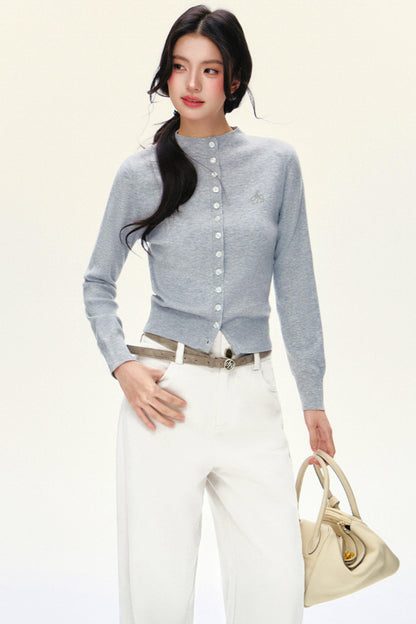 Simple Solid Crewneck Top