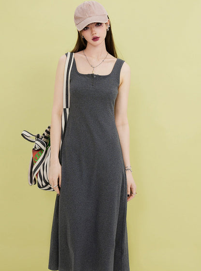 Slim Athleisure Sleeveless Dress