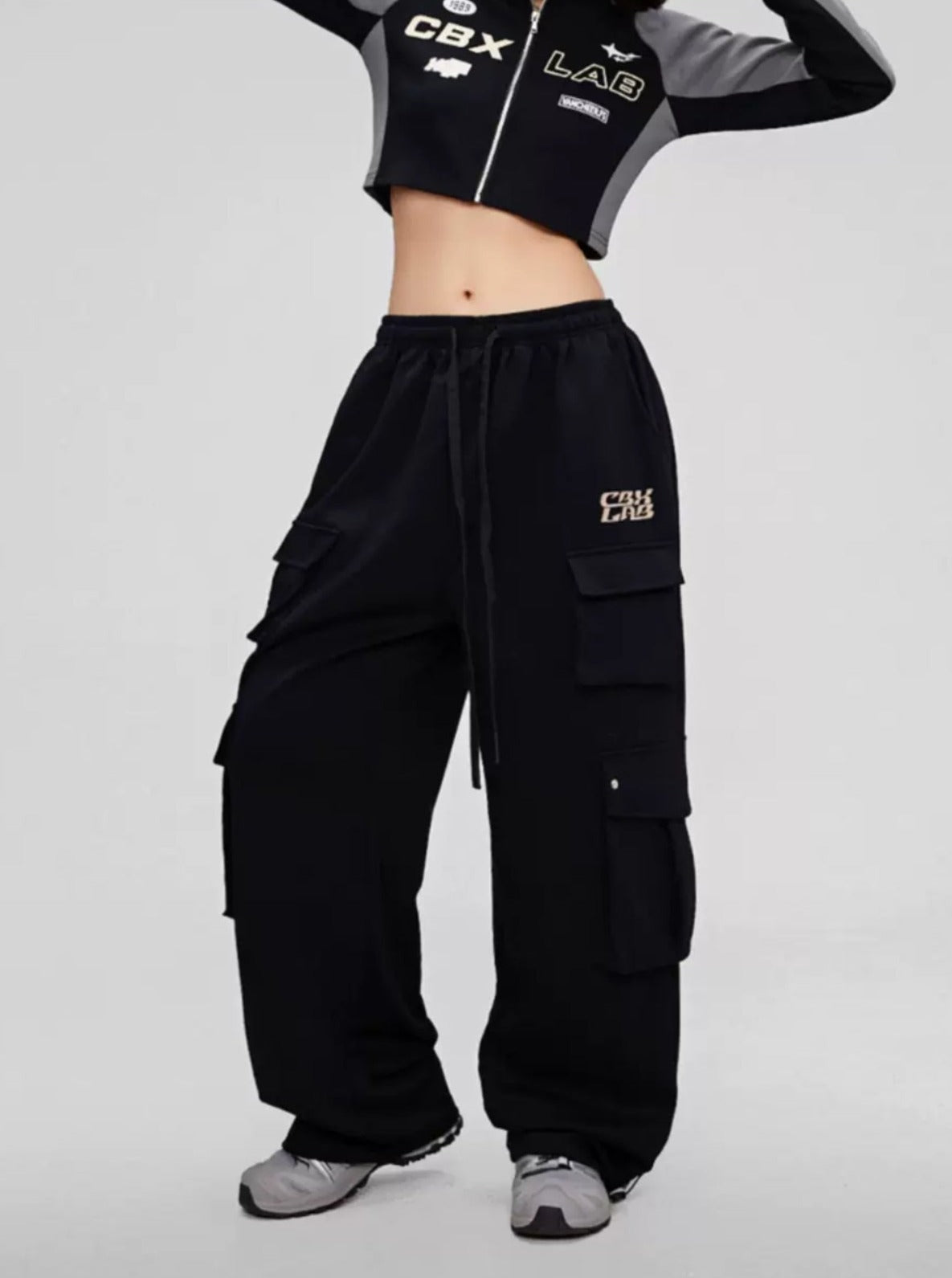 American Street Cargo Pants Hip Hop Set-Up