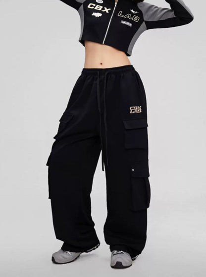 American Street Cargo Pants Hip Hop Set-Up