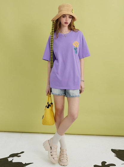 Dopamine Loose Short Sleeve T-Shirt