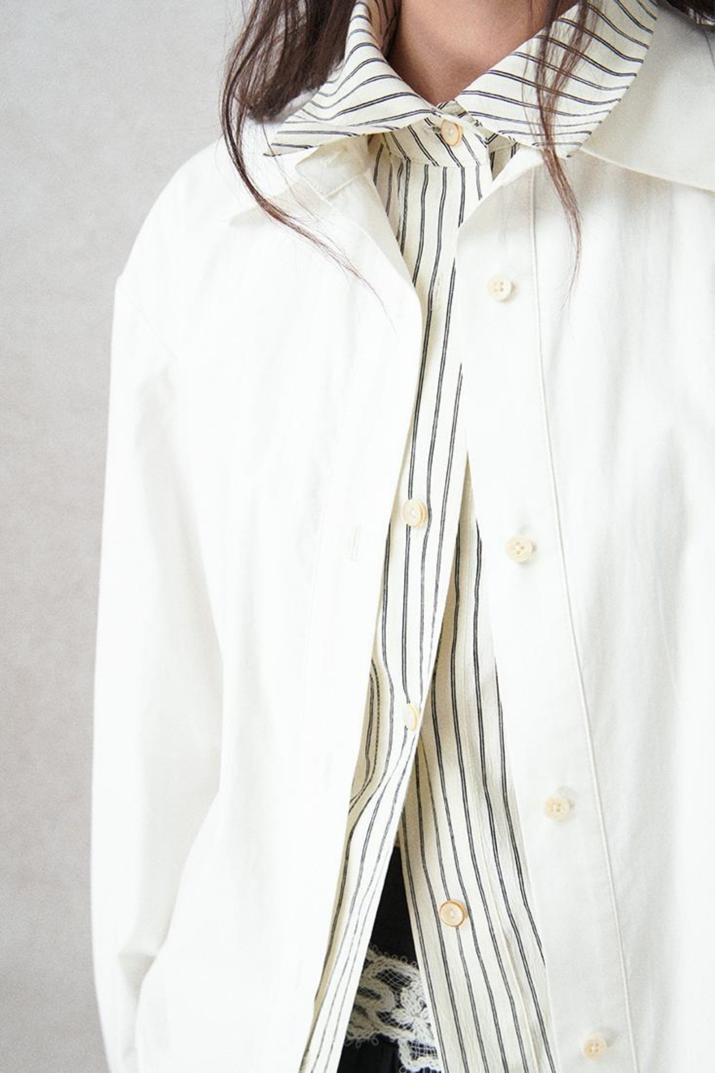 French Elegance Layered Shirt