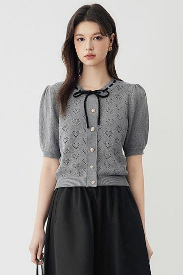 Elegant Puff Sleeve Sweater